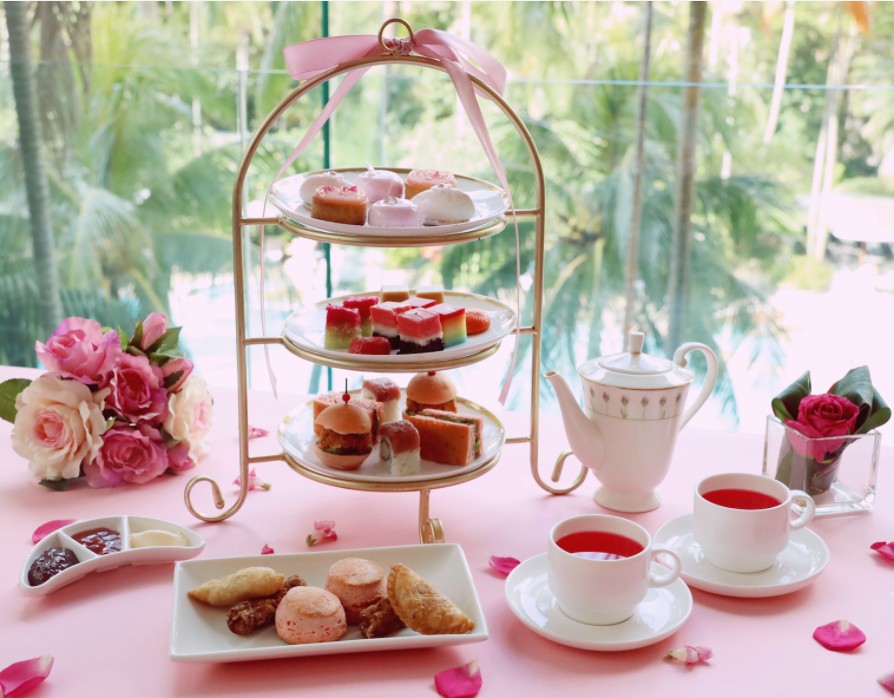 满满少女心!新加坡香格里拉联手雅诗兰黛推出超高逼格下午茶!