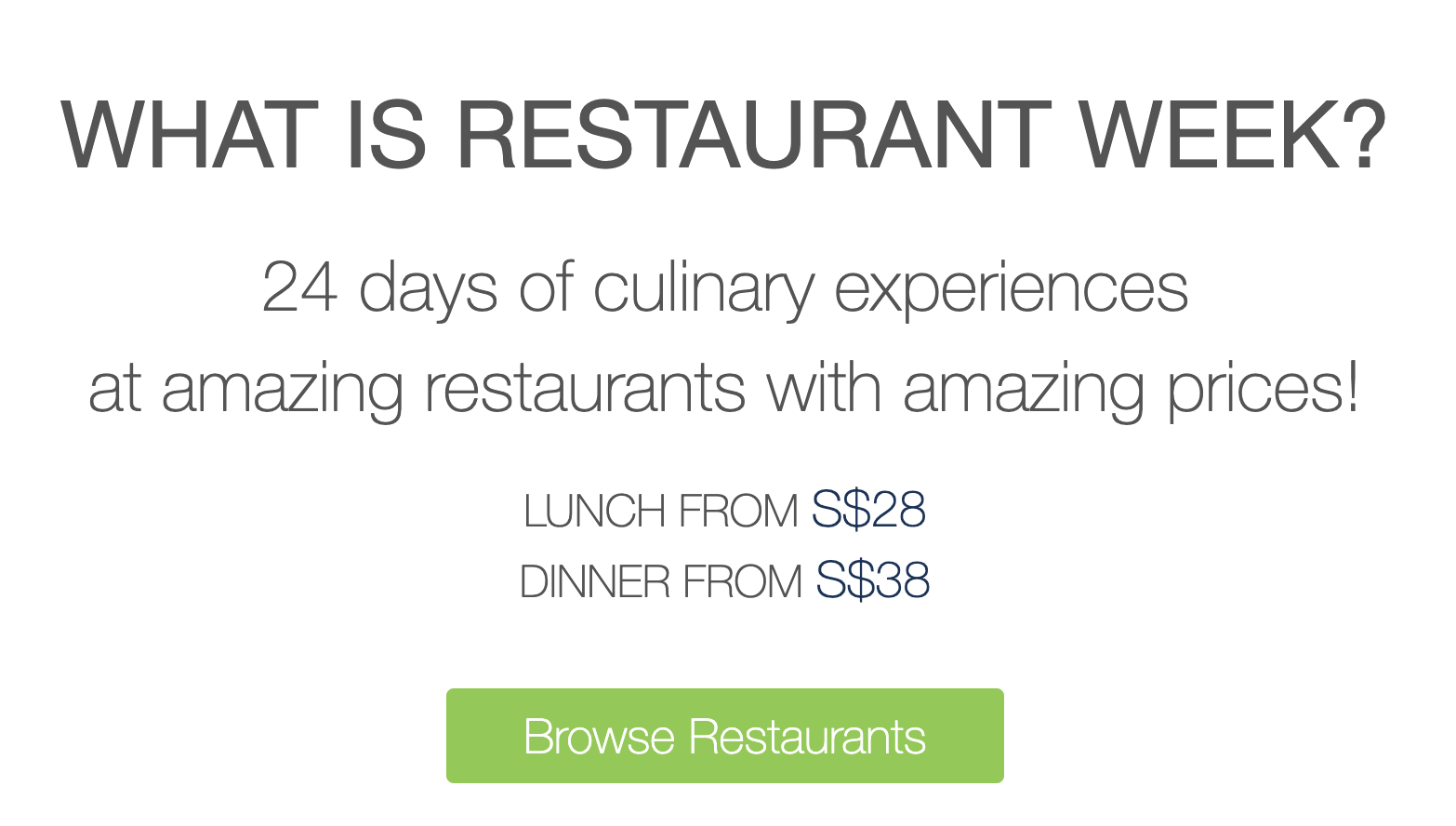 28新币起，吃遍全新加坡的优质餐厅！2021年Restaurant week即将开始，众多高档餐厅平价即可解锁！ - 🇸🇬新加坡省钱皇后-皇后情报局