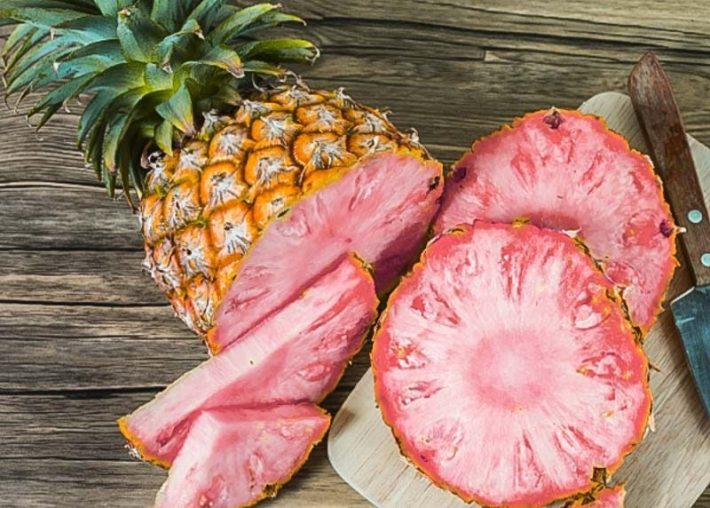 世界首款粉色菠萝!