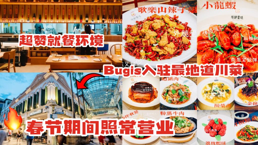 美食天堂Bugis最新入驻川菜王者!超地道川菜,配上世外桃源般的就餐环境,简直就是在成都吃饭的感觉!还提供包厢可以边泡茶喔! - 🇸🇬新加坡 ...