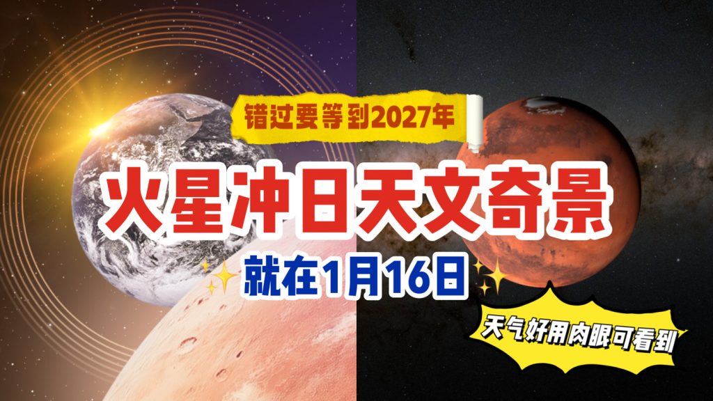 火星冲日天文奇景就在今晚!天气好的话就能用眼睛看到👀错过要等到2027年了😭 - 🇸🇬新加坡省钱皇后-皇后情报局